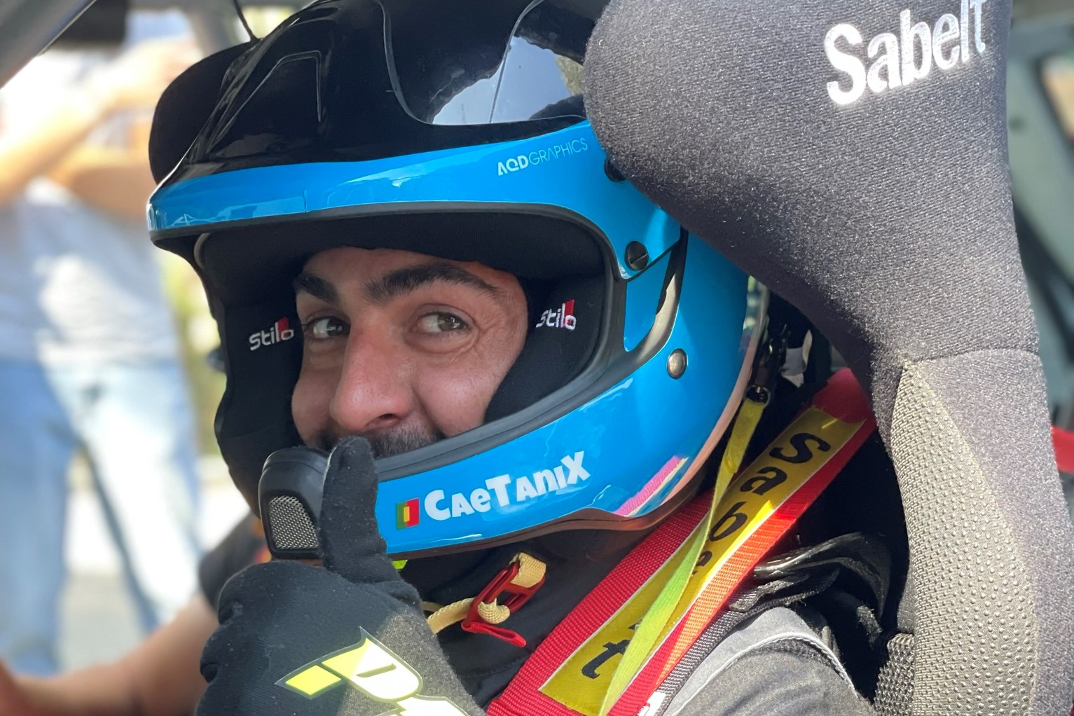André Caetano estreia-se nas quatro rodas
