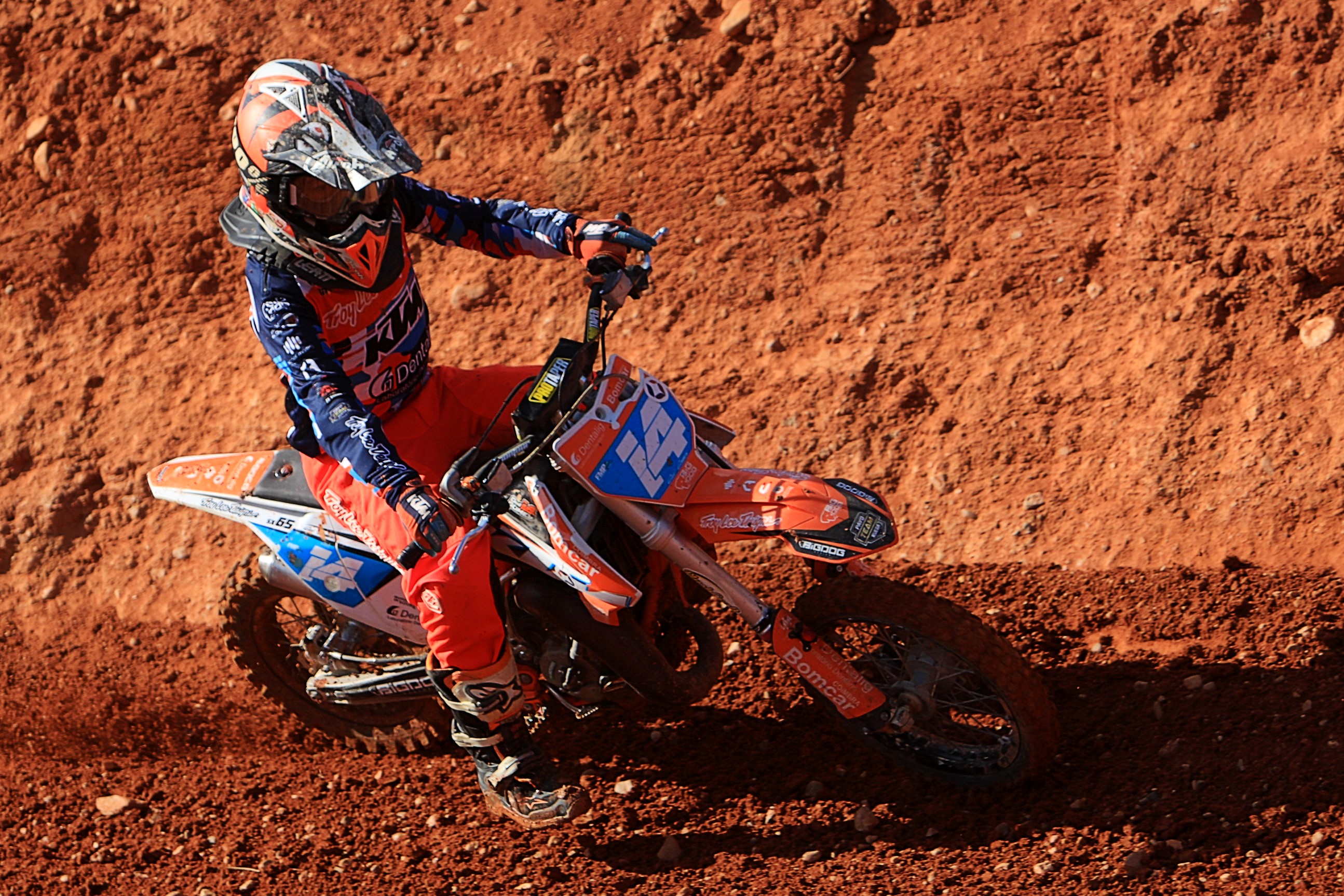 Guilherme Gomes no Europeu de Motocross 65cc